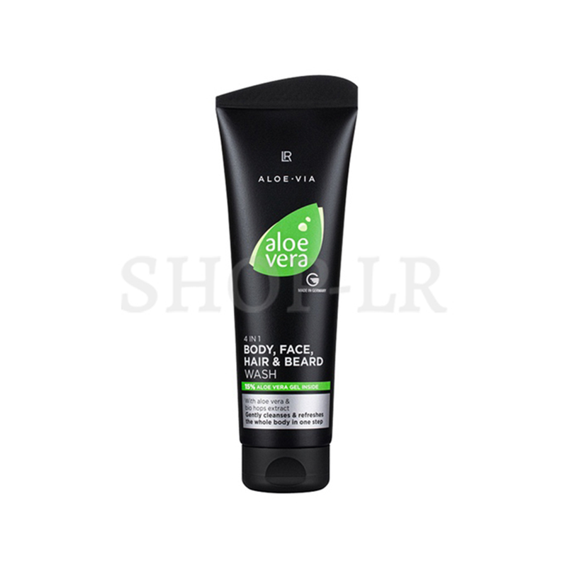 Aloe Vera Шампунь для тіла, обличчя, волосся та бороди 4в1